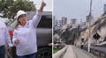 Solo para la foto: Dina Boluarte verificó daños del sismo en la Costa Verde por 20 segundos y se marchó