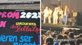 Escolares de Cañete emocionan a La Bella Luz y Óscar Custodio acepta ser su padrino de promoción en concierto