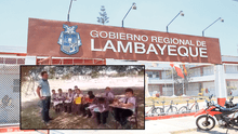 Alumnos estudian bajo un árbol por falta de aulas en su colegio de Lambayeque
