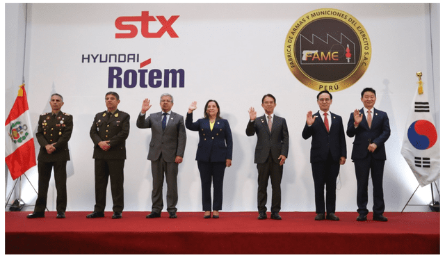 El lunes en la noche fue la suscripción del convenio entre FAME y STX Corporation-Hyundai Rotem para la fabricación de blindados 8x8,. No hubo licitaciíon. El lunes en la noche fue la suscripción del convenio entre FAME y STX Corporation-Hyundai Rotem para la fabricación de blindados 8x8,. No hubo licitaciíon.