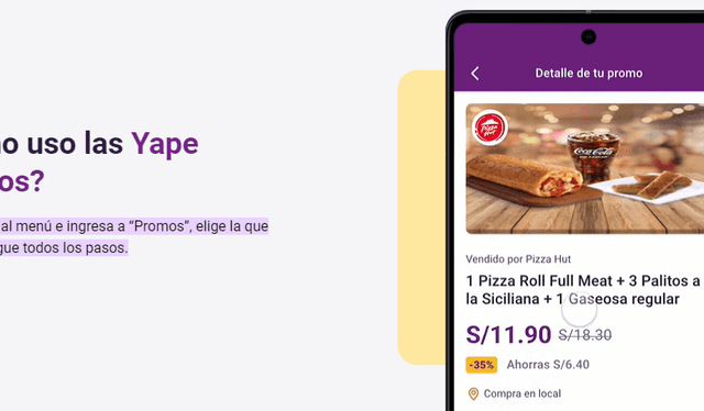 Yape ofrece muchas promociones para sus clientes. Yape ofrece muchas promociones para sus clientes.